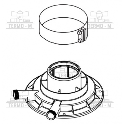 PROTHERM Adaptér na dymovody Ø 60/100 mm A1K 0020257015