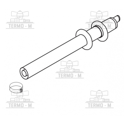 PROTHERM Rúrka koncová Ø 60/100 mm – 0,75 m T1KZ 0020219520