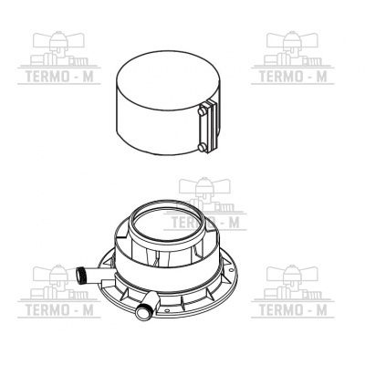 PROTHERM Adaptér na dymovody Ø 80/125 mm A25K 0020276091