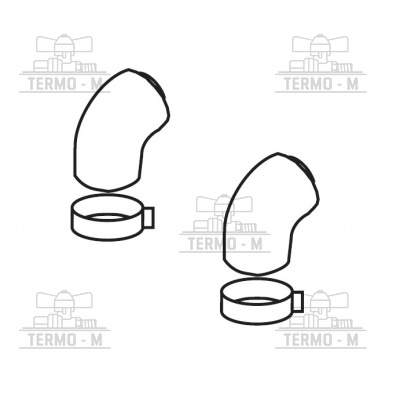 PROTHERM Koleno Ø 80/125 mm – 45° (2 ks) K251K 0020257024