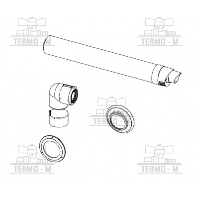 PROTHERM Rúrka koncová Ø 80/125 mm T25KZ 0020257018