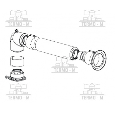 PROTHERM Zostava pripojenia do komína pre C(10)3  SC25K 0020277303