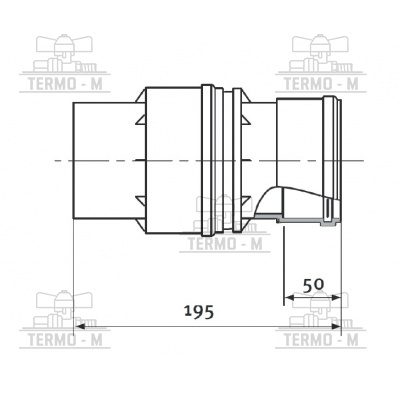 PROTHERM Spalinová klapka Ø 80 mm SP2K 0020079304