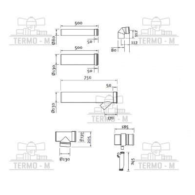 PROTHERM Základná pripojovacia súprava pre 2 zdroje tepla S30KK 0020079298